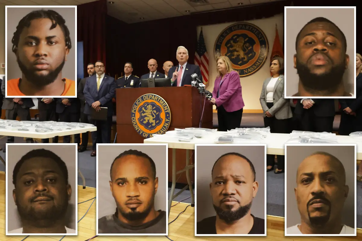 Six busted on Long Island in one of largest gun, drug trafficking takedowns in Nassau County’s history