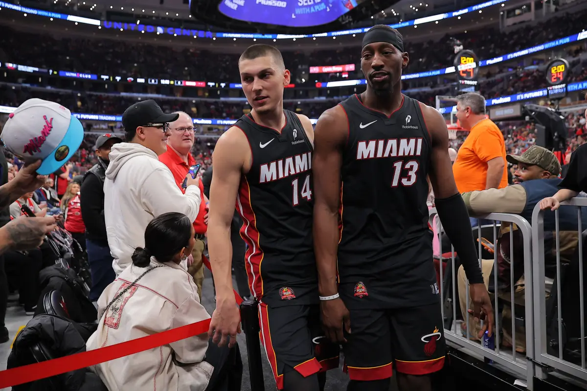 Ex-Heat teammates Bam Adebayo, Tyler Herro get into fight in Las Vegas