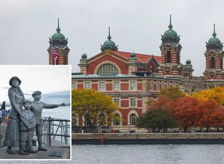 Exclusive | Descendants of first immigrant to pass through Ellis Island celebrate American Dream