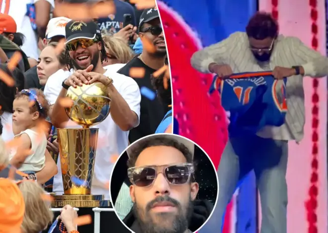 Trae Young proves he’s still a Knicks villain — with attempted  Jalen Brunson jersey rip, 2021 highlights and all