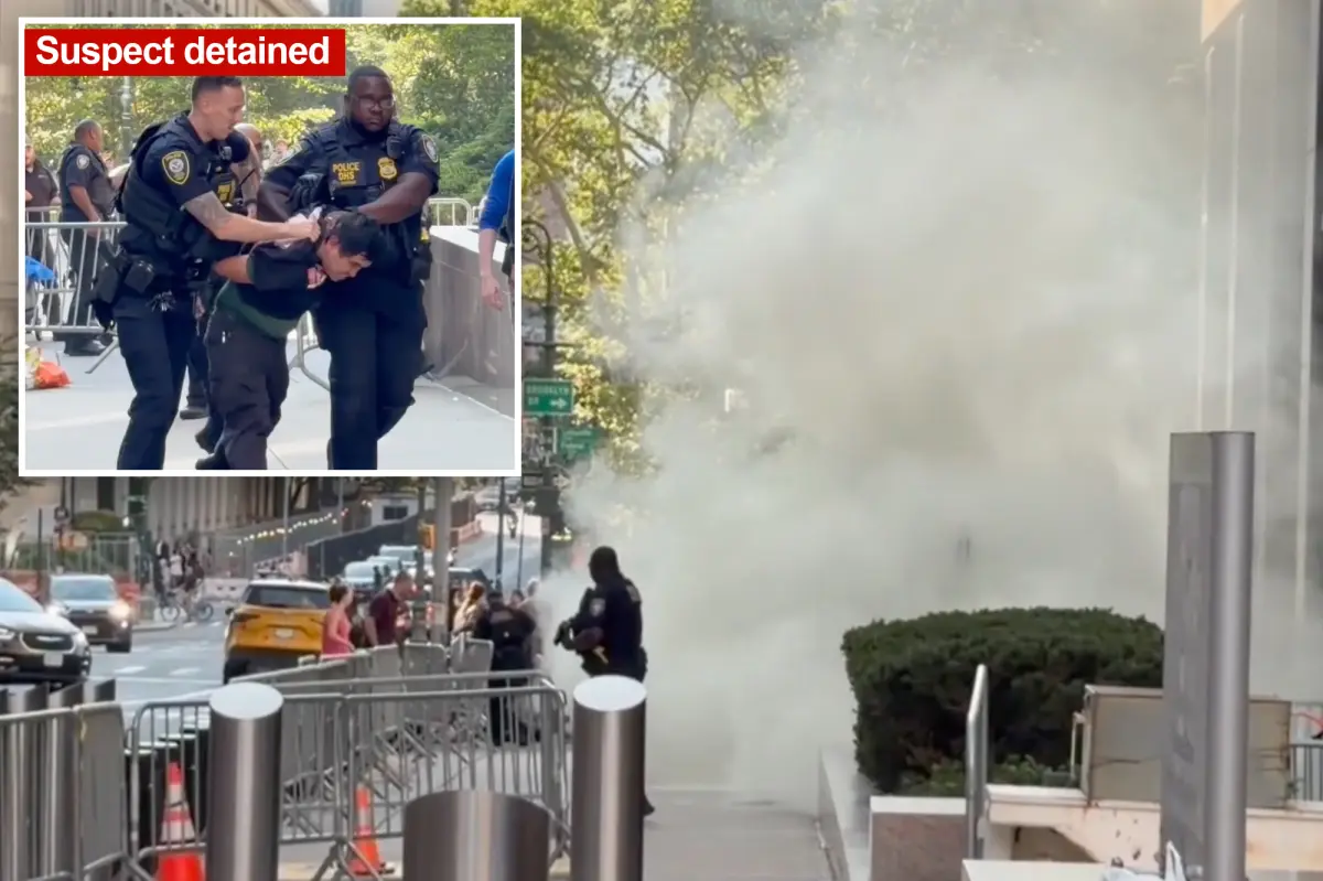Terrorism task force probes armed loon who set off ‘incendiary device’ outside NYC fed HQ