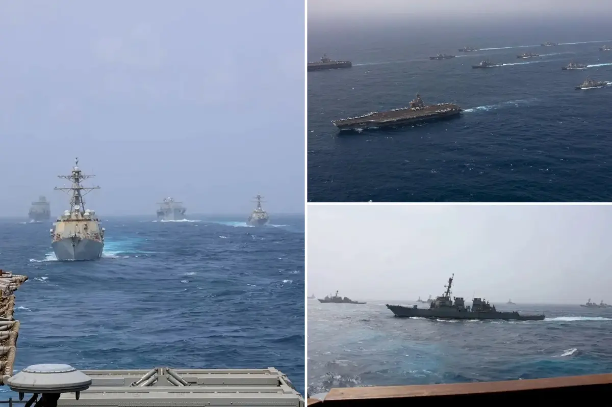 CENTCOM sends 20 US warships — and two aircraft carriers —toward Iran after Trump threatens to reinstate naval blockade