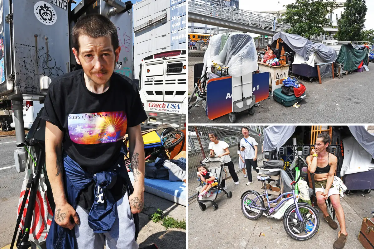 Exclusive | NYC refuses to tear down trash-filled encampments outside the Intrepid — earning Mamdani rave reviews from homeless