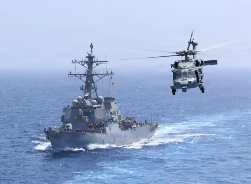 1 airman missing after MH-60S Sea Hawk helicopter crashes in Arabian Sea where fleet is operating for Iran War