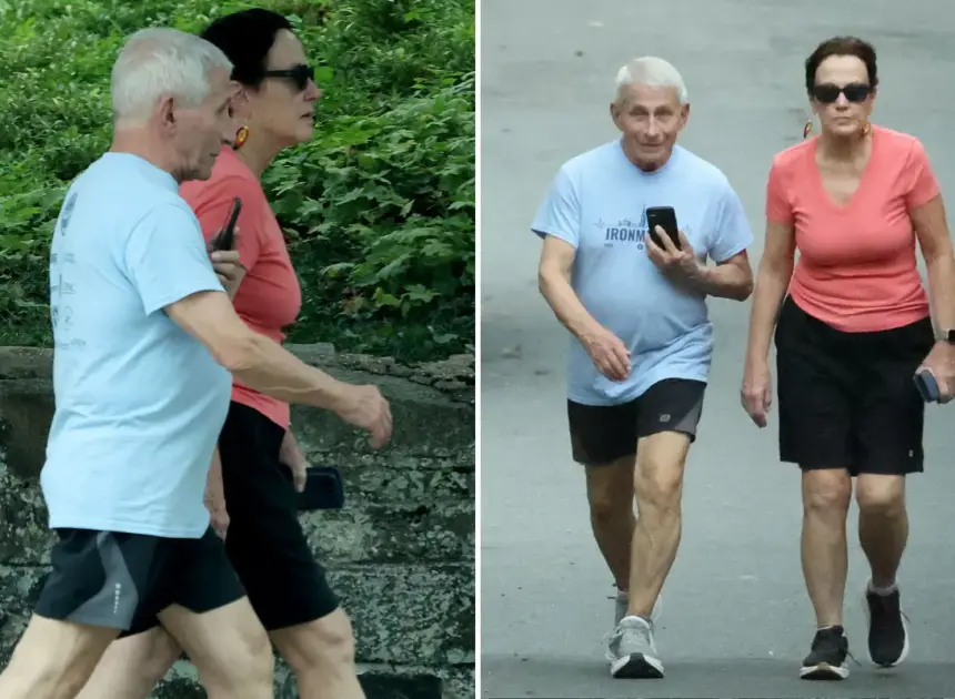 Angry Fauci fires off an F-bomb during walk with wife hours after Senate grilling  