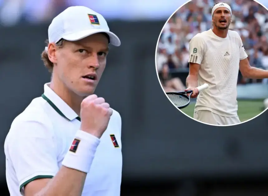 Jannik Sinner defeats Alexander Zverev to win second straight Wimbledon title