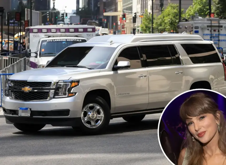 Exclusive | Taylor Swift arrives at MSG for rehearsal dinner ahead of Travis Kelce wedding
