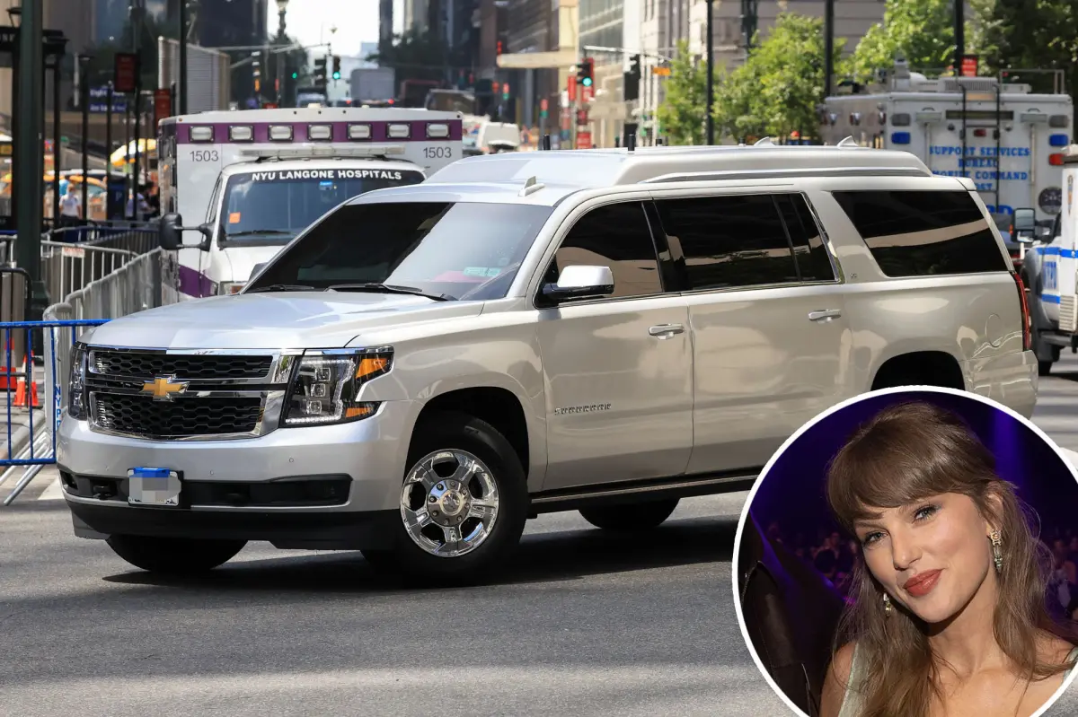 Exclusive | Taylor Swift arrives at MSG for rehearsal dinner ahead of Travis Kelce wedding