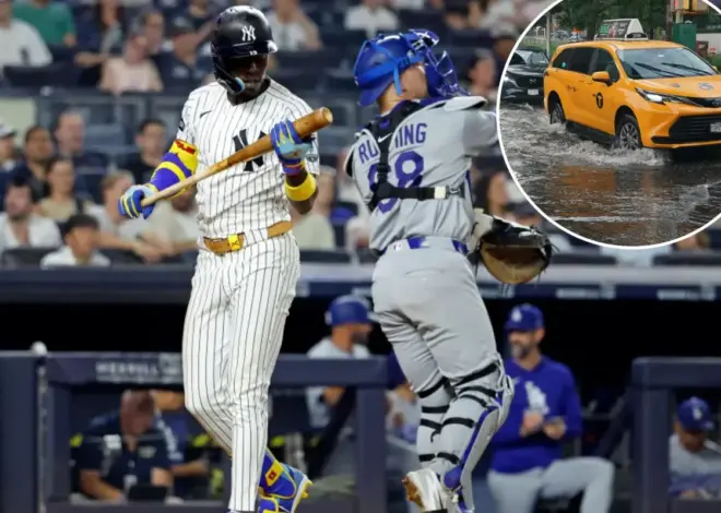 Yankees-Dodgers matchup postponed, rescheduled for Sunday doubleheader as downpours slam NYC