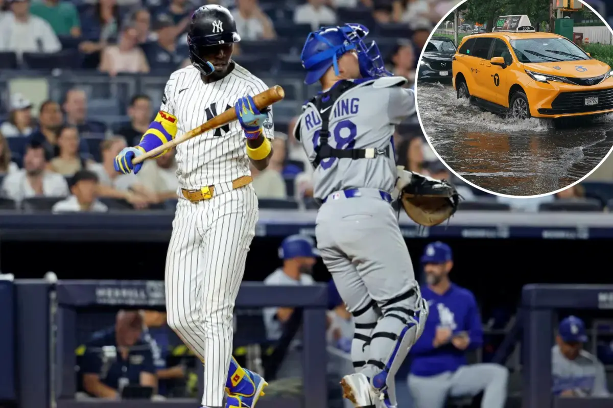 Yankees-Dodgers matchup postponed, rescheduled for Sunday doubleheader as downpours slam NYC
