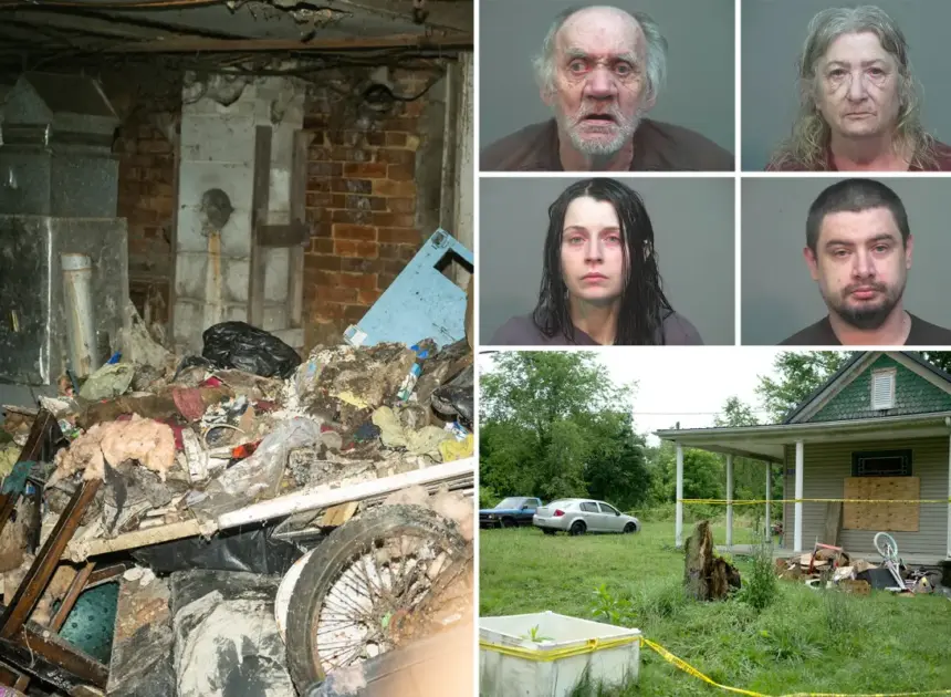 Exclusive | Inside Ohio house of horrors where 16 ‘feral’ kids were rescued — stomach-churning pics reveal filthy, inhumane conditions