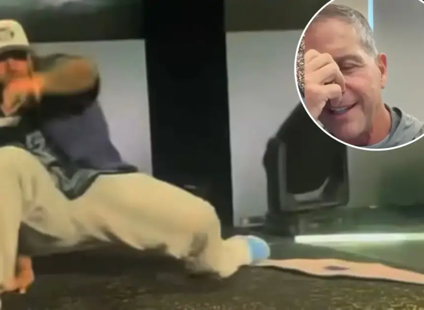 John Harbaugh has snarky reaction to Cam Skattebo’s failed backflip in Giants running back’s latest drama