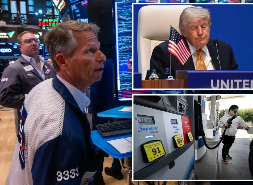 Dow falls 600 points, oil surges after Trump says Iran ceasefire is ‘over’ – which could halt gas decline
