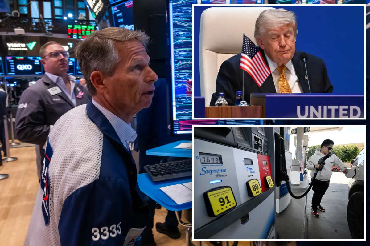 Dow falls 600 points, oil surges after Trump says Iran ceasefire is ‘over’ – which could halt gas decline