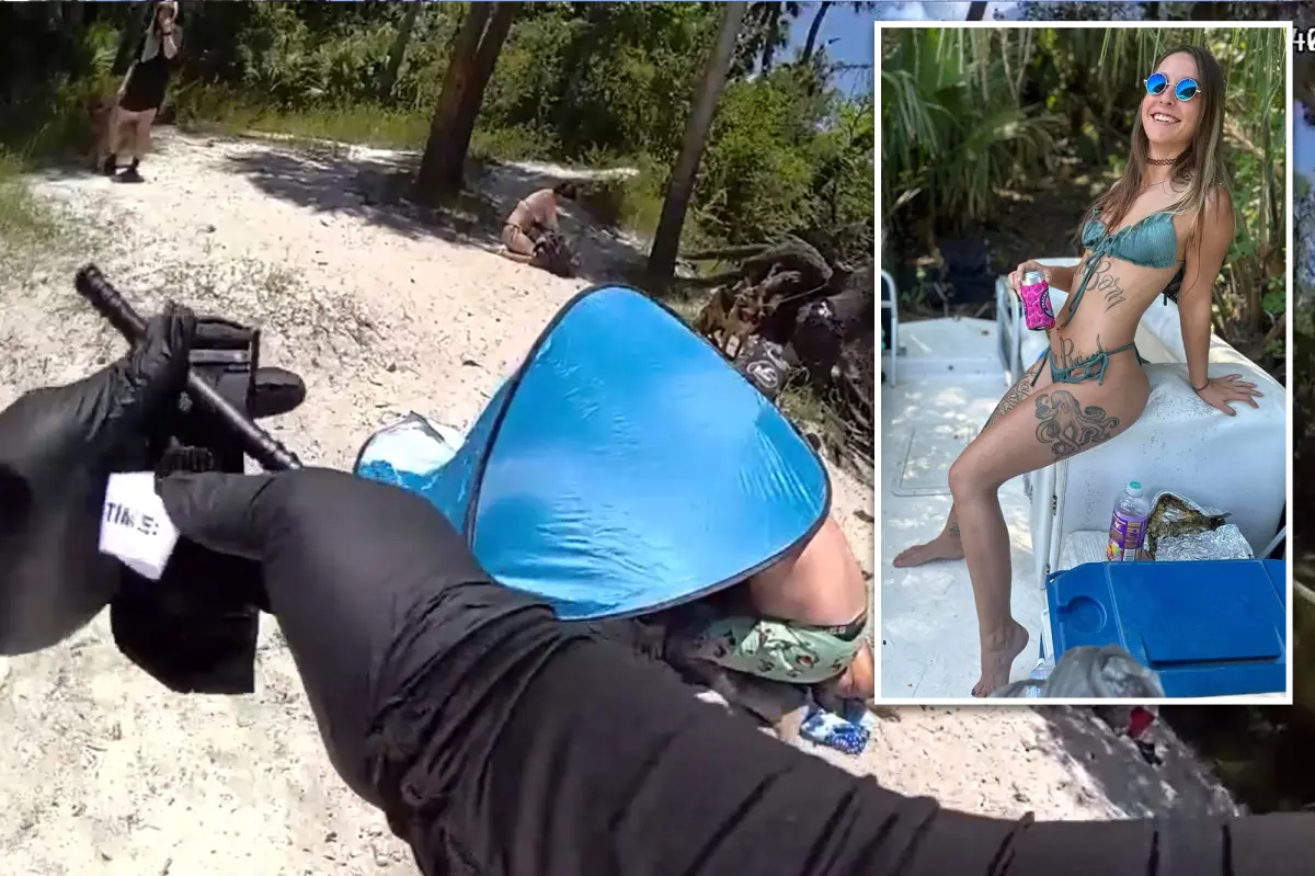 Harrowing bodycam shows Florida deputy pull out tourniquet after finding Brittany Clark suffering from fatal gator attack wounds