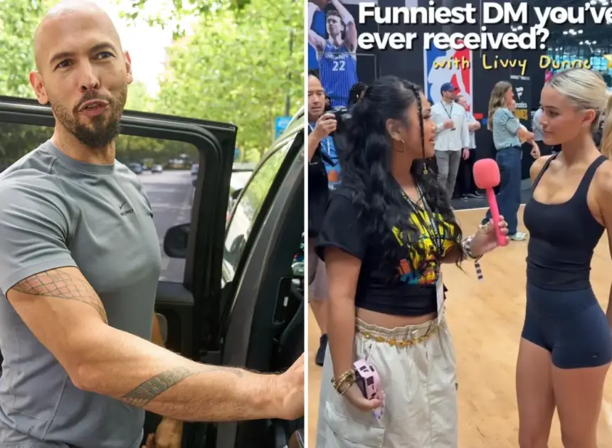 Livvy Dunne reveals Andrew Tate slid into her DMs — and her horrified reaction