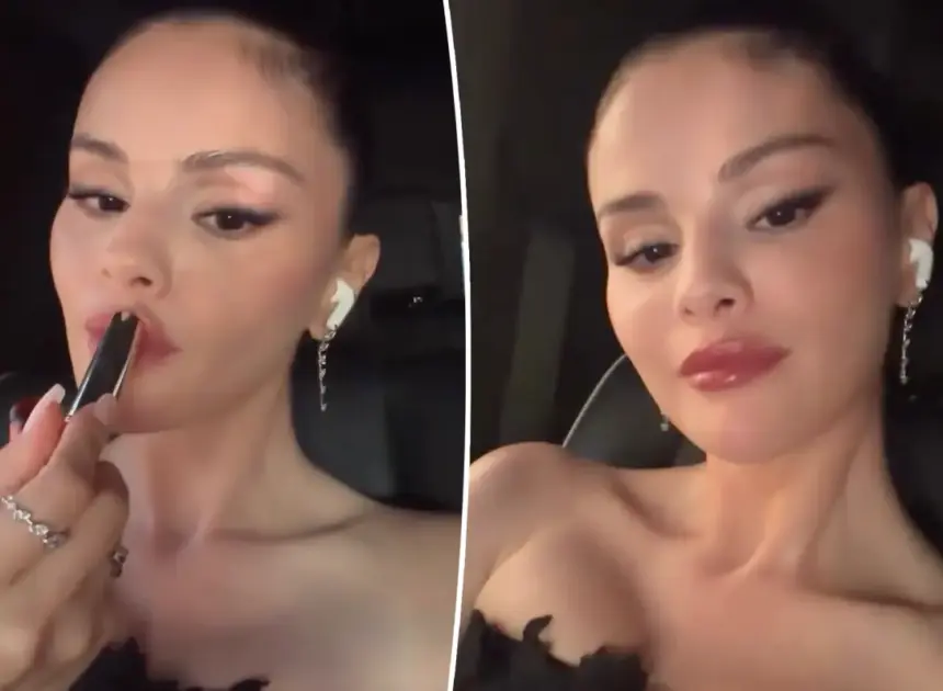 Selena Gomez shares a peek at her outfit (and $40K in diamonds) for Taylor Swift’s wedding rehearsal dinner
