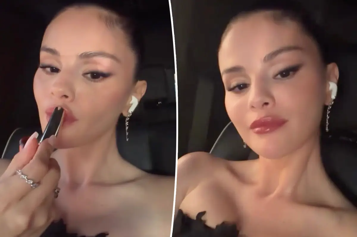 Selena Gomez shares a peek at her outfit (and $40K in diamonds) for Taylor Swift’s wedding rehearsal dinner