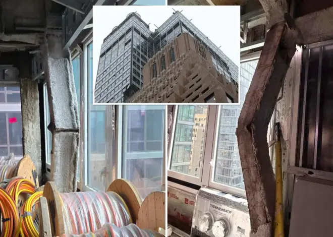 Crucial beams inside buckling NYC building ‘bending like cigarettes’: worker