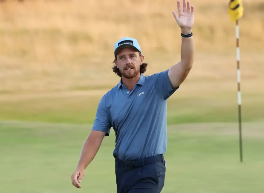 Hometown hero Tommy Fleetwood surges into contention at British Open