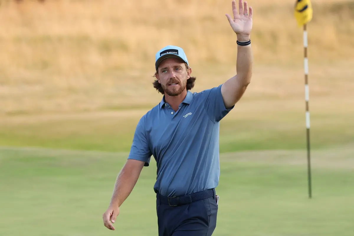 Hometown hero Tommy Fleetwood surges into contention at British Open