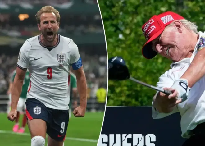 England star Harry Kane opens up on golfing with President Trump: ‘Pretty surreal experience’