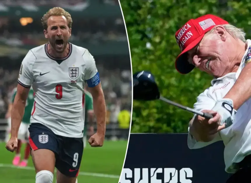 England star Harry Kane opens up on golfing with President Trump: ‘Pretty surreal experience’