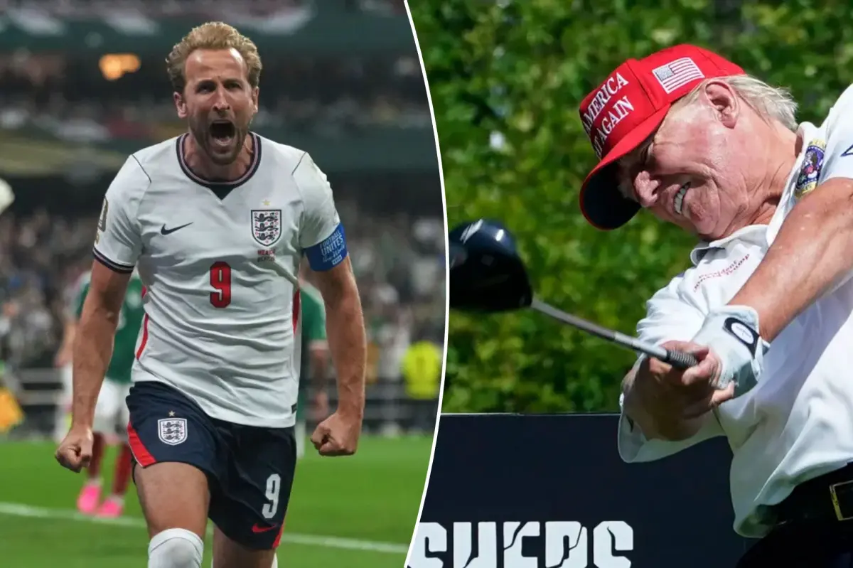 England star Harry Kane opens up on golfing with President Trump: ‘Pretty surreal experience’