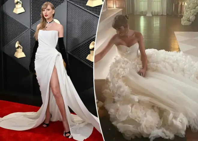 Taylor Swift wears Christian Dior Haute Couture wedding dress to marry Travis Kelce