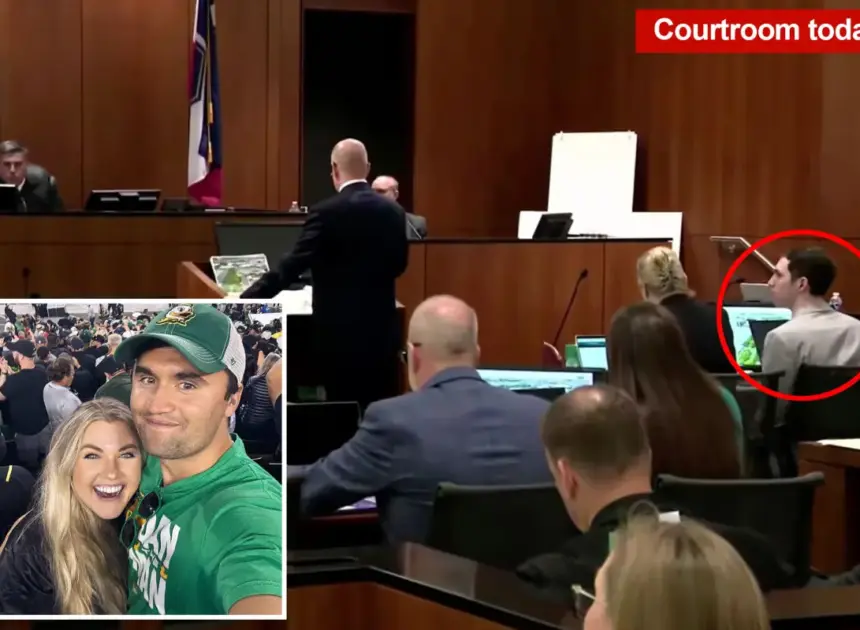 Erika Kirk rushes out of courtroom before horrific video of Charlie’s assassination plays as she faces down accused killer Tyler Robinson