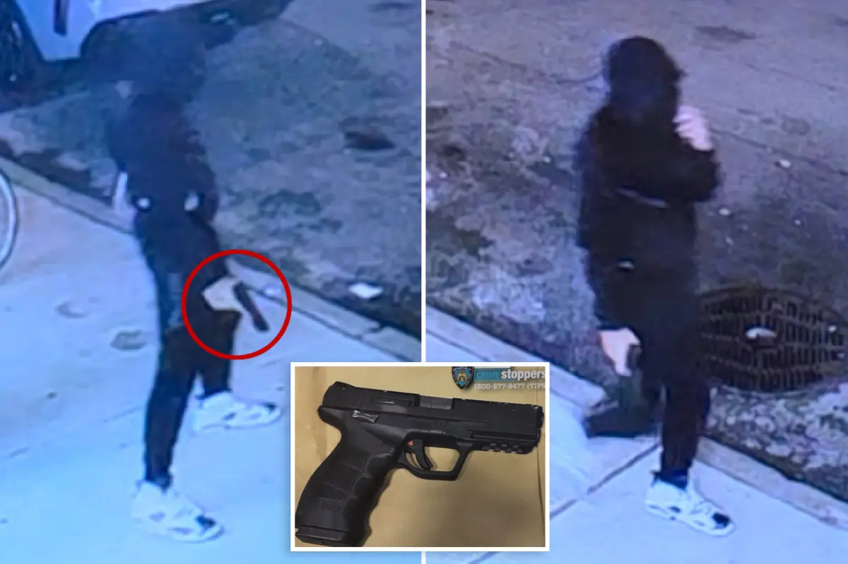 Exclusive | Chilling video shows teen thug waving gun moments before shooting NYPD detective in the back