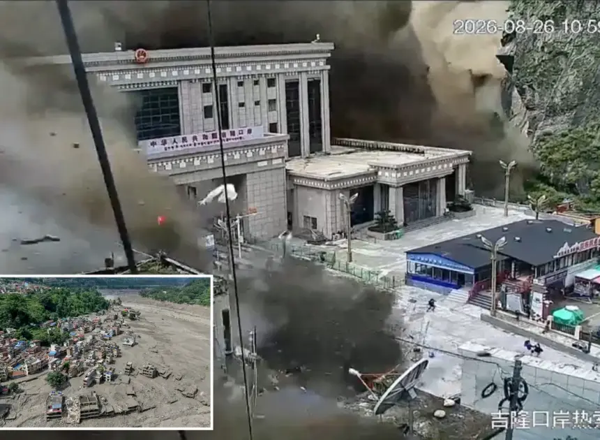 Harrowing footage shows moment flood hits China-Nepal border — leaving 72 dead and hundreds missing, including 3 Americans