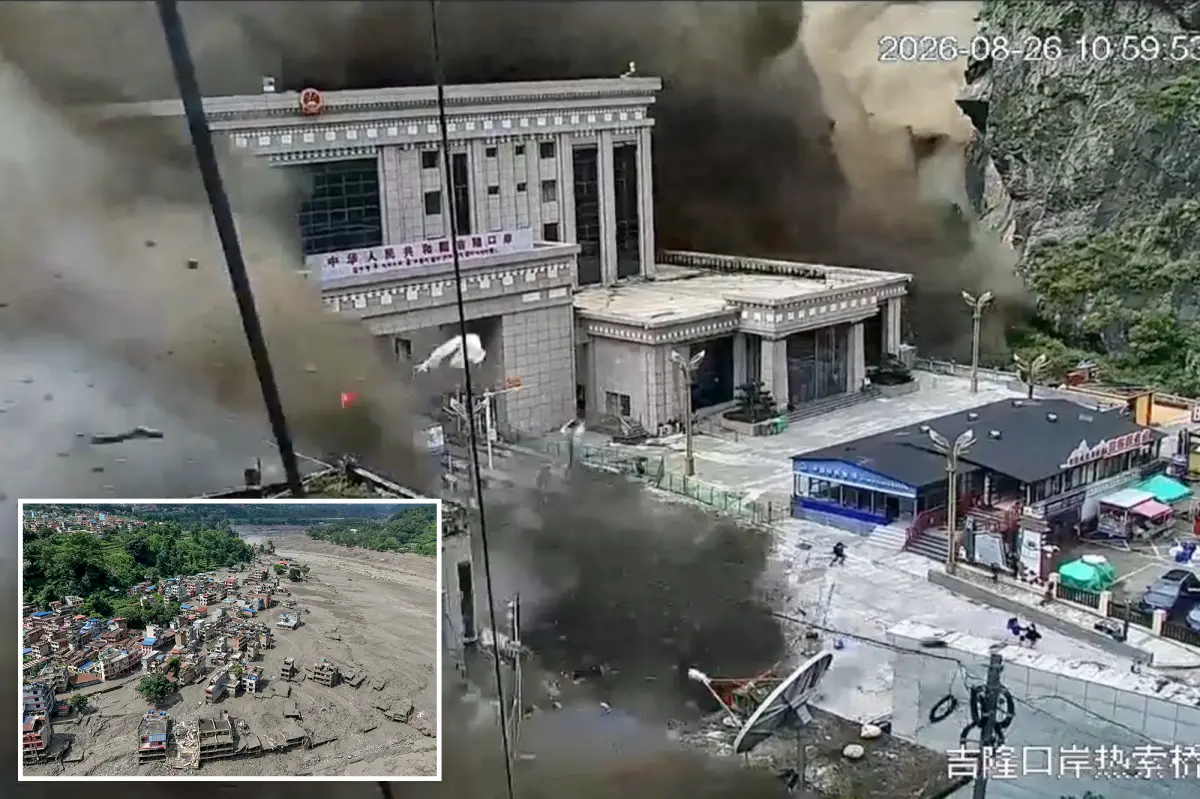Harrowing footage shows moment flood hits China-Nepal border — leaving 72 dead and hundreds missing, including 3 Americans