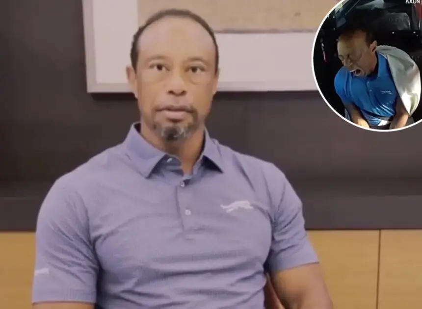 Tiger Woods posts video in rare appearance since arrest — and some fans are worried