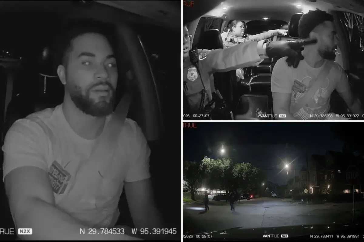 Cops jump in Uber, demand driver chase down fleeing suspect in wild video clip: ‘Go, go, go, go!’