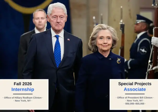 Clintons seeking intern with ‘high level of discretion’ at global foundation
