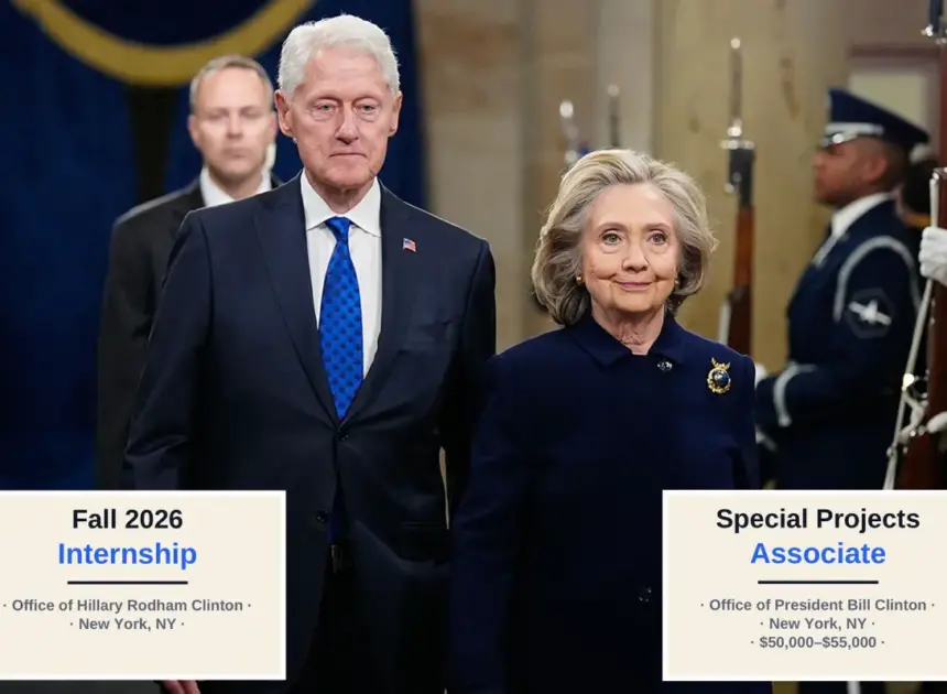 Clintons seeking intern with ‘high level of discretion’ at global foundation