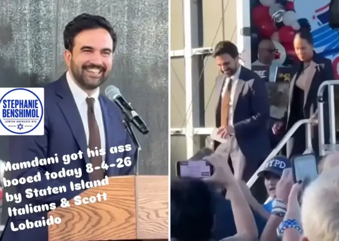 Mamdani relentlessly booed at NYPD Staten Island event, as he flees stage after less than 1 minute