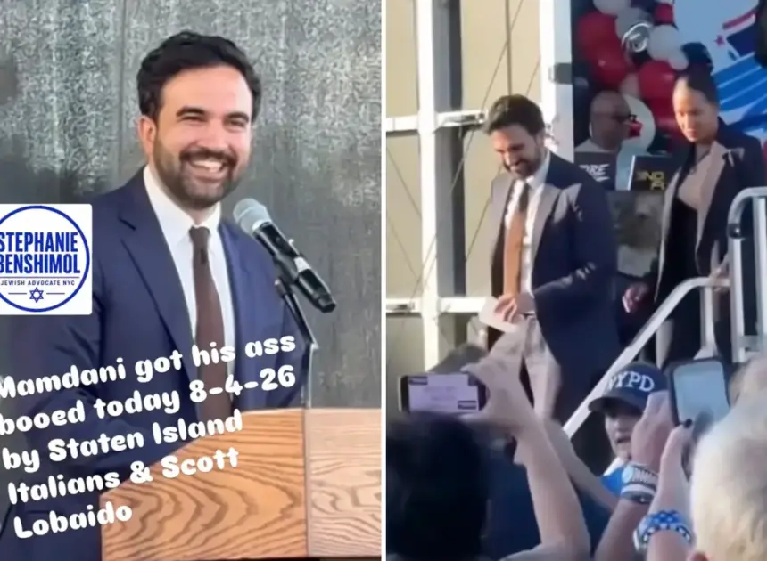 Mamdani relentlessly booed at NYPD Staten Island event, as he flees stage after less than 1 minute