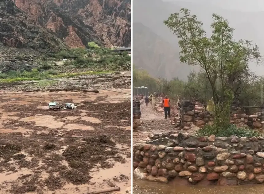 At least 20 hikers missing as flash flood sweeps through Grand Canyon