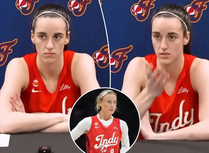 Caitlin Clark breaks silence on Sophie Cunningham drama — in testy exchange with reporter