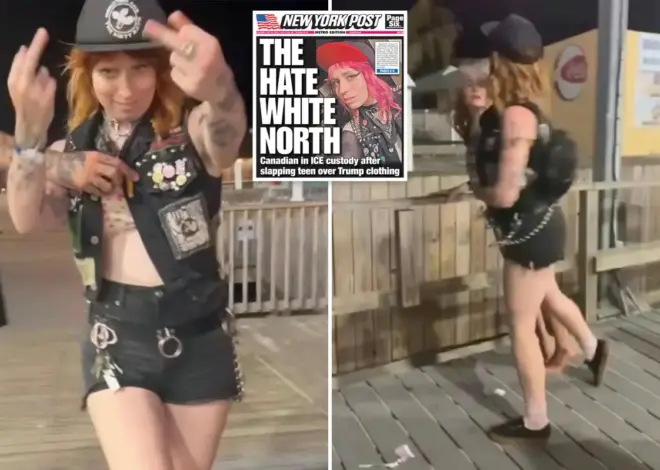 Canadian who battered patriotic teen on NJ boardwalk ordered deported — as she downplays caught-on-camera attack