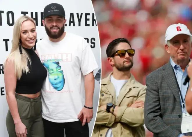 Baker Mayfield reunites with family after ugly fight over $12 million