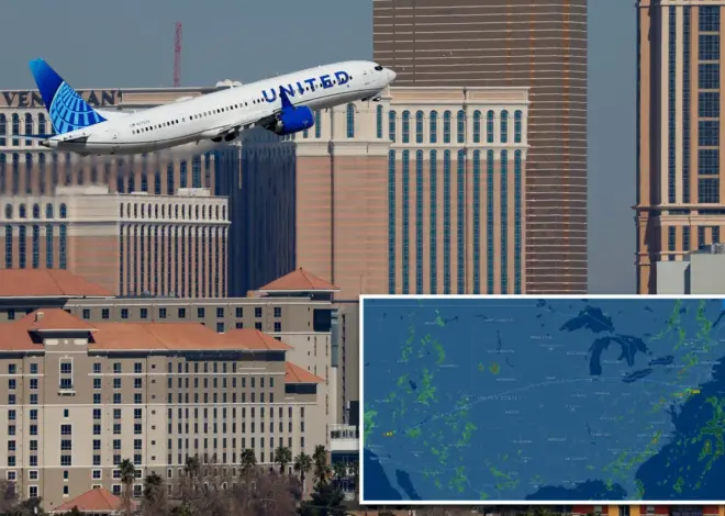 Newark-bound United Airlines flight makes ‘terrifying’ emergency landing in Las Vegas