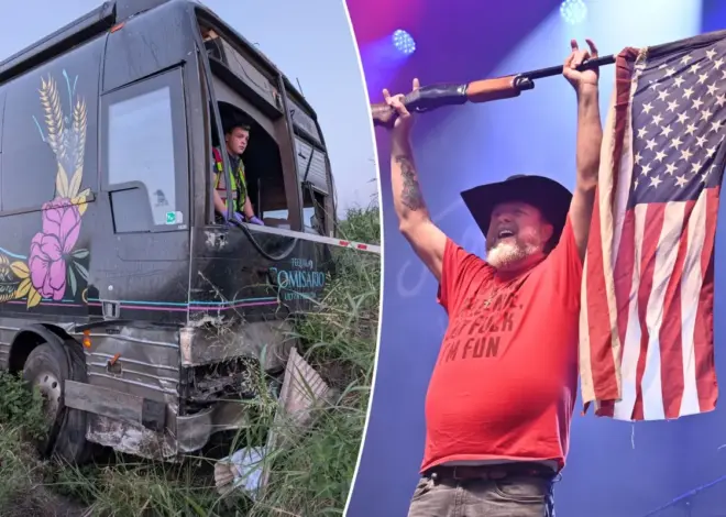 Country star Colt Ford breaks shoulder, ‘pulled through windshield’ after tour bus crash