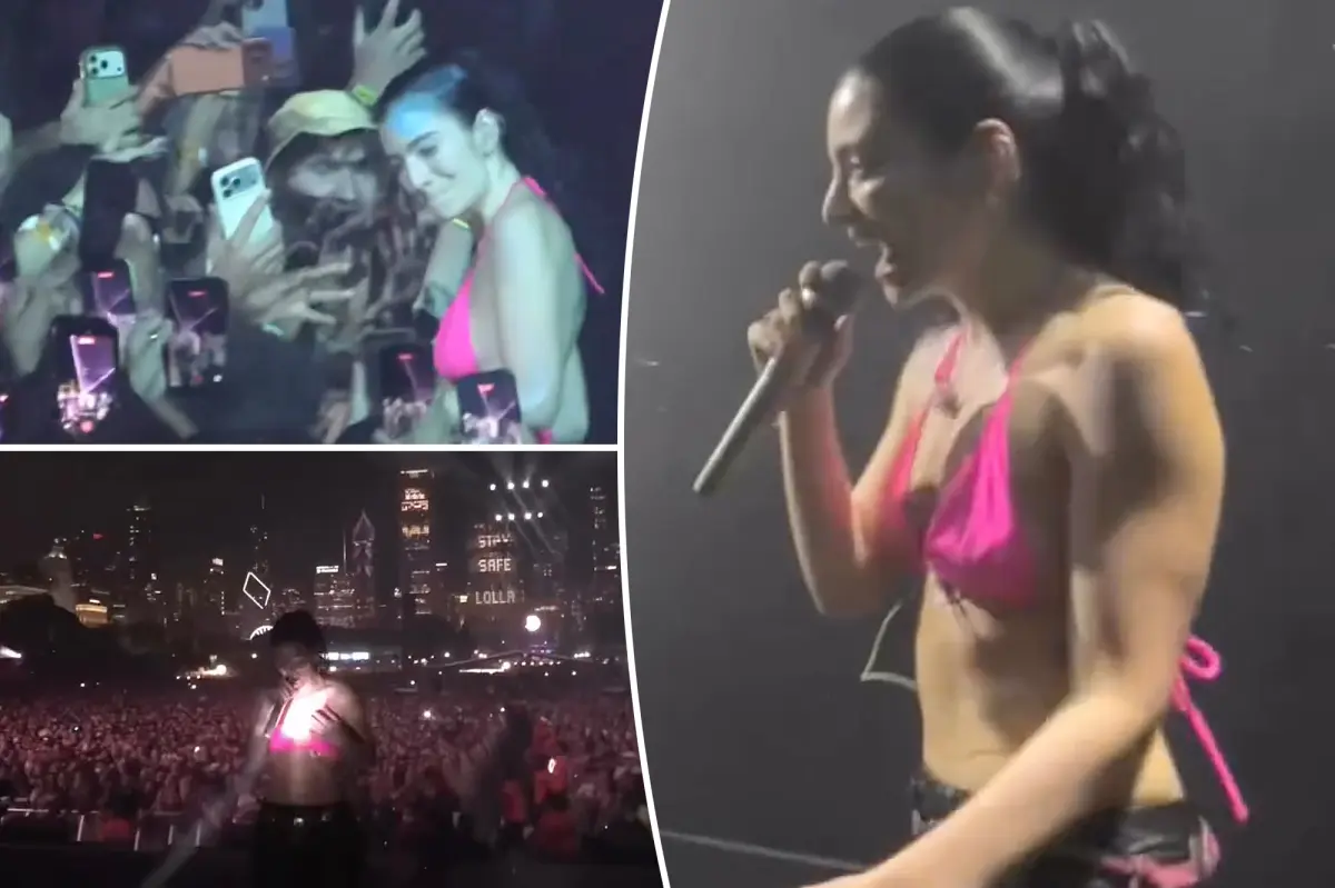 Lorde forced to pause Lollapalooza show after multiple fans pass out in crowd