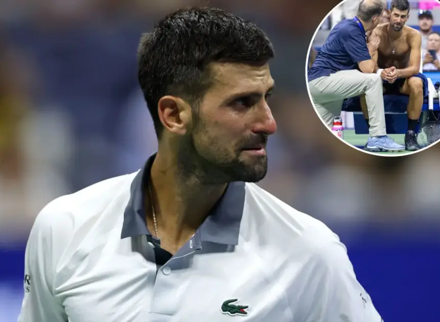 Novak Djokovic brought to tears after body betrays him in stunning first-round upset at US Open