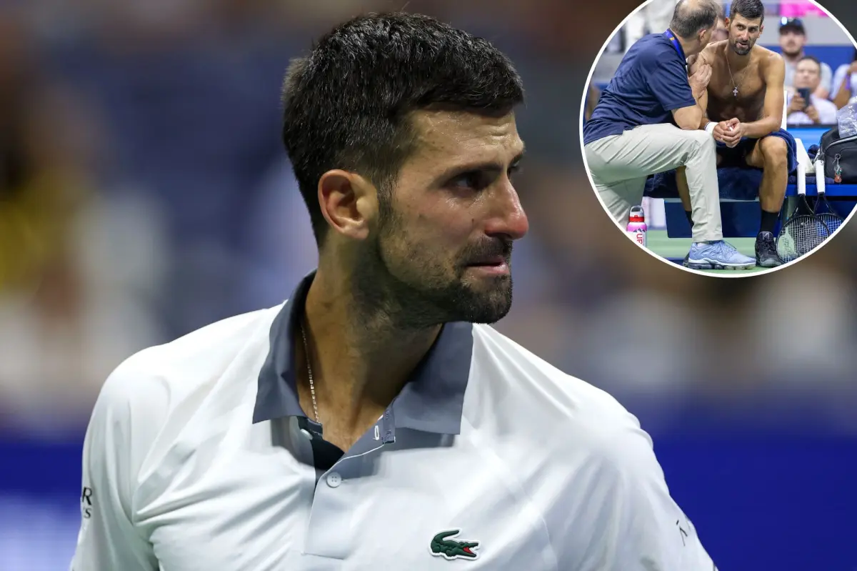 Novak Djokovic brought to tears after body betrays him in stunning first-round upset at US Open