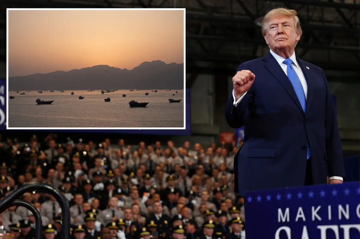 Trump says he’ll declare Strait of Hormuz a US territory after defeating Iran, during Long Island rally