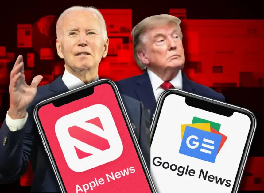 Exclusive | Apple News, Google promote outlets that endorse Dem presidential candidates — while shutting out Republicans: study